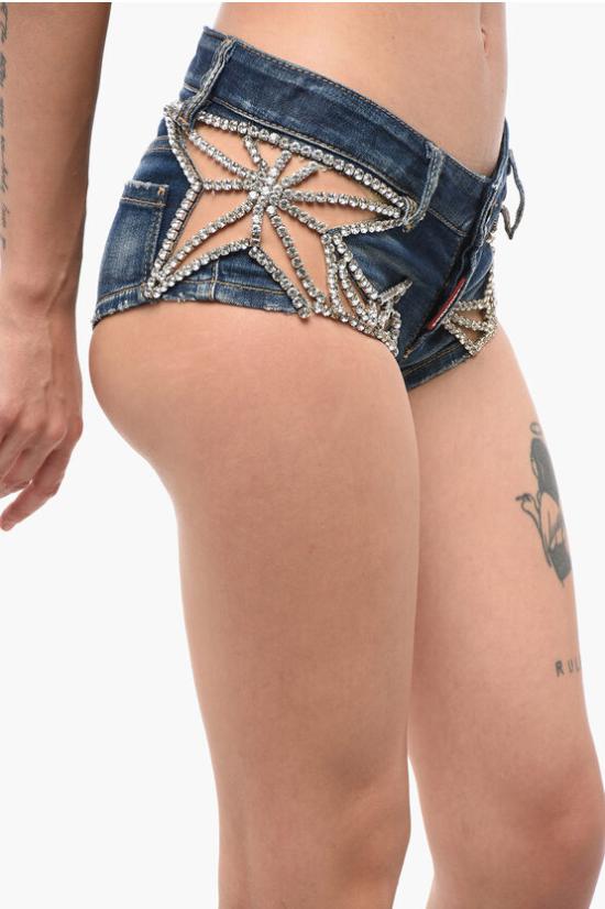  디스퀘어드2 숏팬츠 S72MU0501 S30342 470 Blue - DSQUARED2