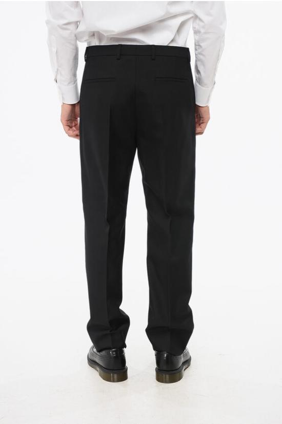  구찌 울 블렌드 트윌 트라우저 791156ZAMII1000 Black - GUCCI