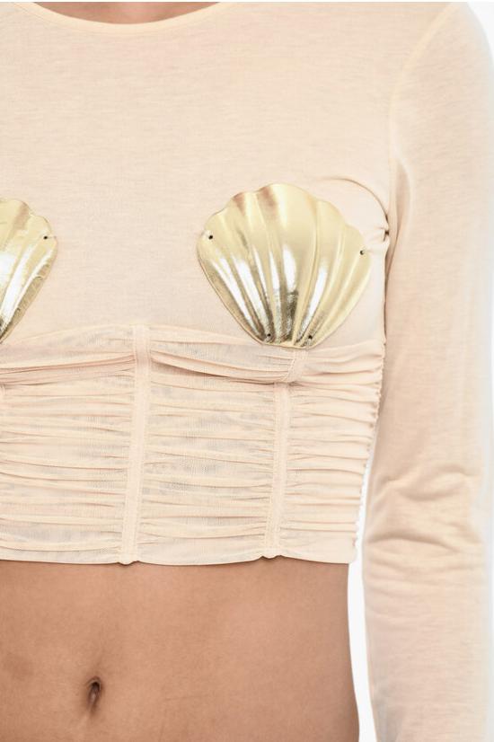  디스퀘어드2 긴팔 티셔츠 S72NC1074 S76623 120 Beige - DSQUARED2