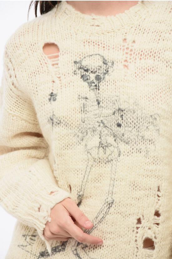  알13 스웨터 R13WY089 Y142B A0008 White - R13