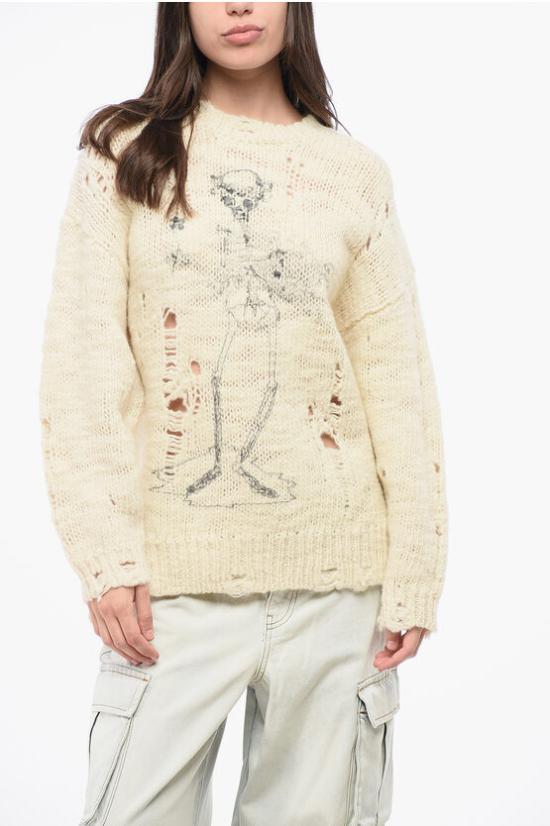  알13 스웨터 R13WY089 Y142B A0008 White