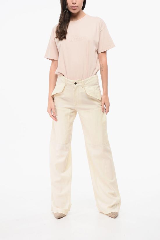  에트로 스트레이트 팬츠 1319591010990 Beige - ETRO