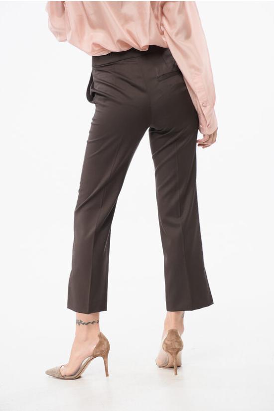  루루 스튜디오 스트레이트 팬츠 DORKAS CHOCO Brown - LOULOU STUDIO