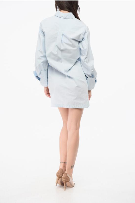  디 아티코 숏 원피스 247WCA318C052 135 Blue - THE ATTICO