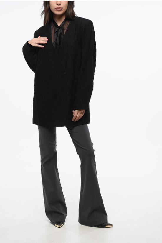  가니 수트 자켓 F9395 099 Black - GANNI