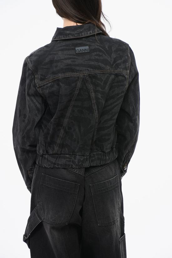  가니 데님 자켓 J1484 099 Gray - GANNI