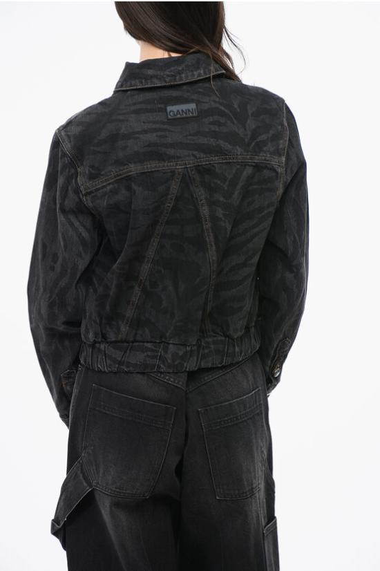  가니 데님 자켓 J1484 099 Gray - GANNI