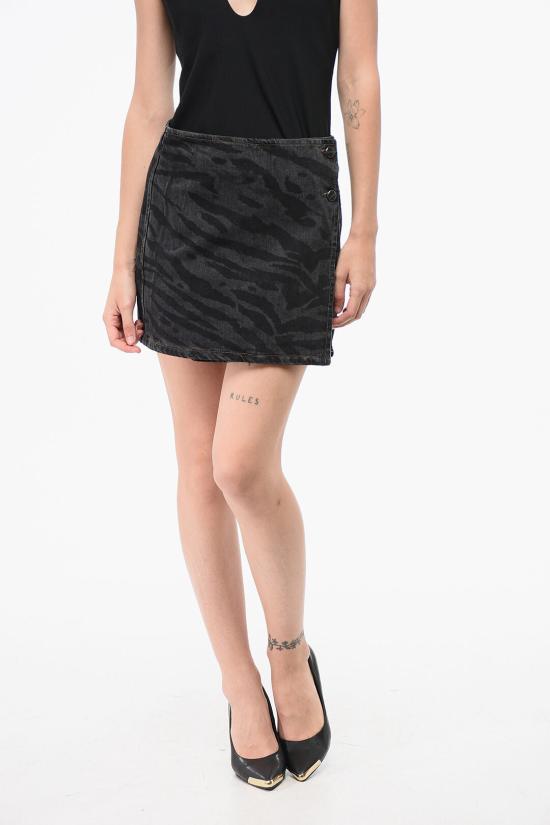  가니 데님 스커트 J1517 099 Black