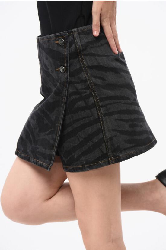  가니 데님 스커트 J1517 099 Black - GANNI