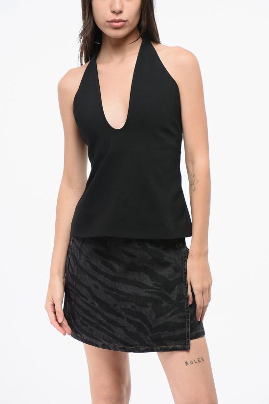  디 아티코 민소매 티셔츠 248WCT279E100 100 Black