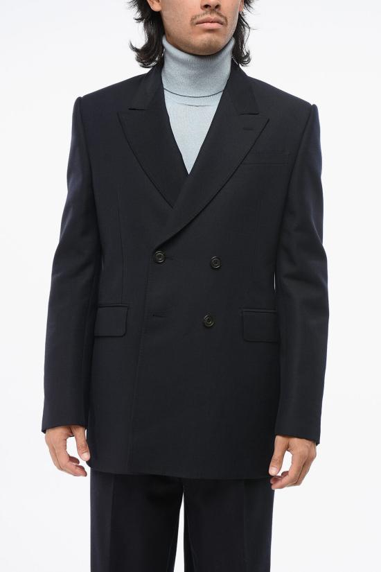  알렉산더 맥퀸 수트 자켓 758359QVU634100 Midnight blue