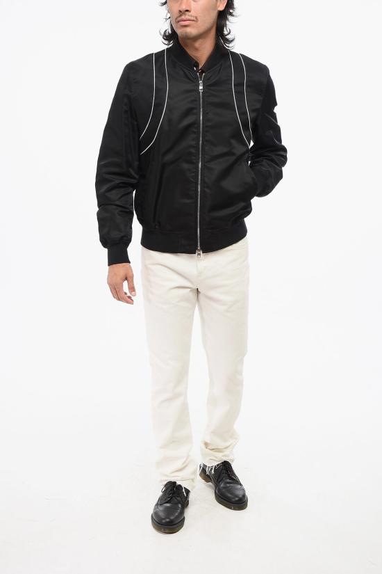  알렉산더 맥퀸 봄버 자켓 794249QRAAK1000 Black - ALEXANDER MCQUEEN