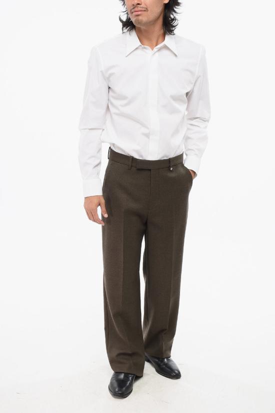  버버리 스트레이트 팬츠 8098139 C1620 Brown - BURBERRY