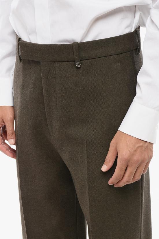  버버리 스트레이트 팬츠 8098139 C1620 Brown - BURBERRY