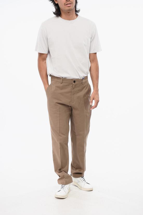  버버리 스트레이트 팬츠 8099240C1167 Beige - BURBERRY