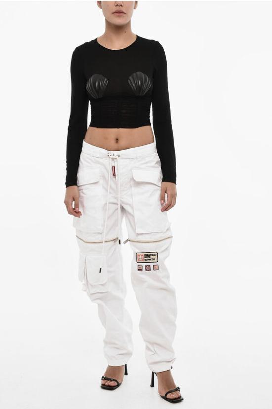  디스퀘어드2 긴팔 티셔츠 S72NC1074 S76623 900 Black - DSQUARED2