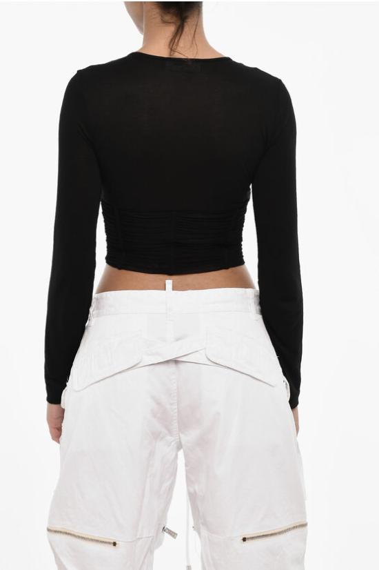  디스퀘어드2 긴팔 티셔츠 S72NC1074 S76623 900 Black - DSQUARED2