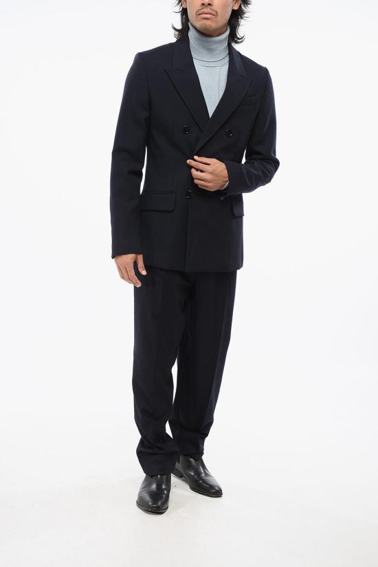  아미 수트 자켓 HBV217 WV0026 4011 Blue - AMI