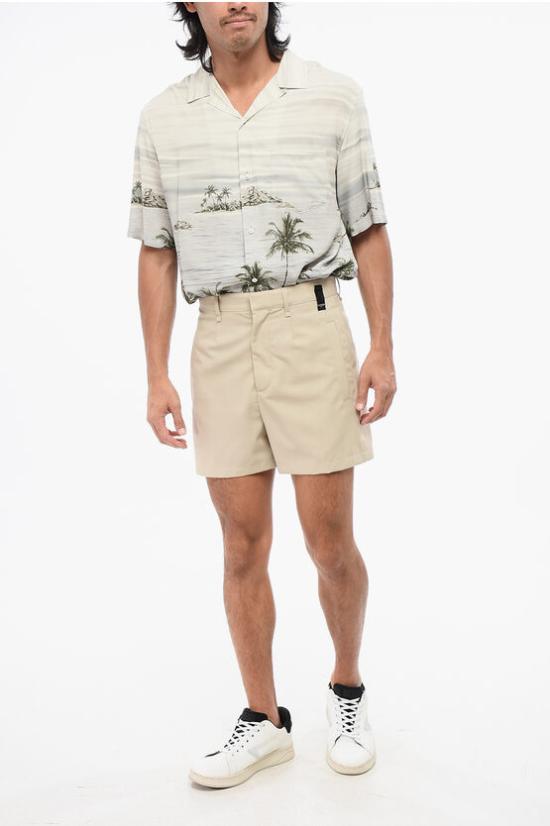  펜디 숏팬츠 FB0978AR8T F1MTE Beige - FENDI