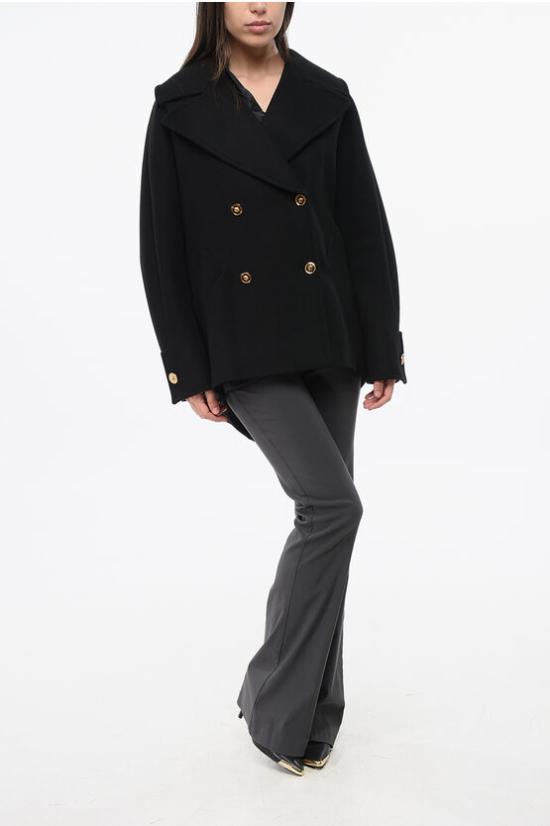  베르사체 코트 1013632 1A01597 1B000 Black - VERSACE