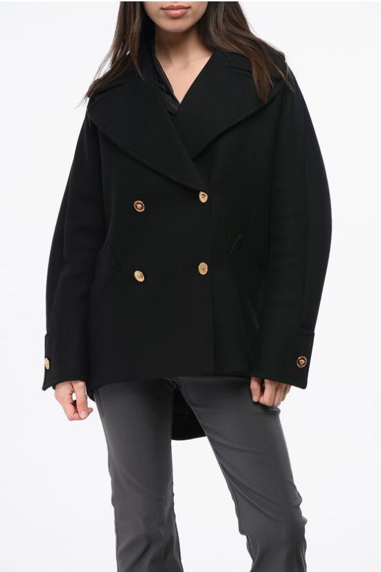  베르사체 코트 1013632 1A01597 1B000 Black