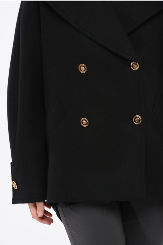  베르사체 코트 1013632 1A01597 1B000 Black - VERSACE