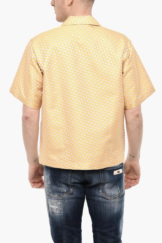  디스퀘어드2 반팔 셔츠 S71DM0705 D35017 001F Yellow - DSQUARED2