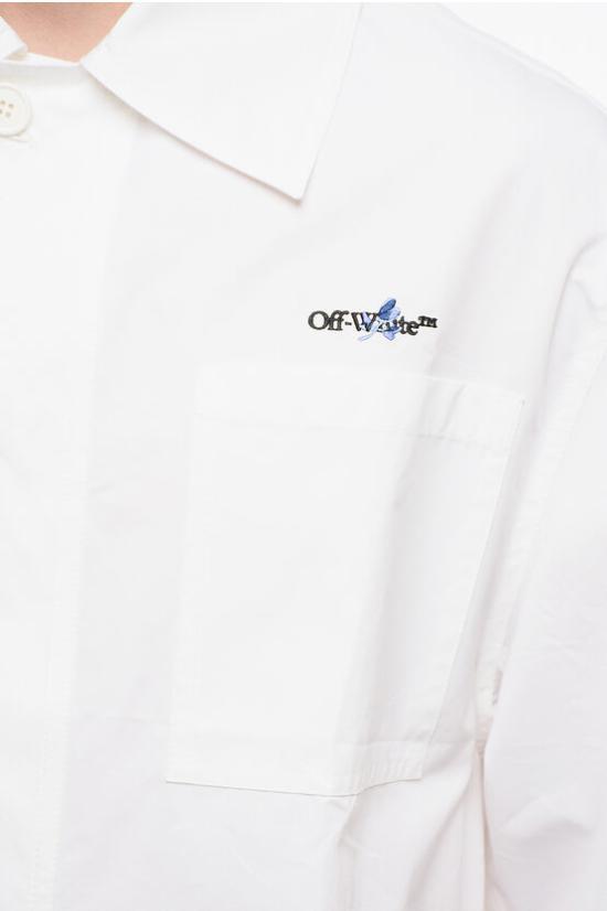  오프화이트 반팔 셔츠 OMGG007S23FAB004 0110 White - OFF WHITE