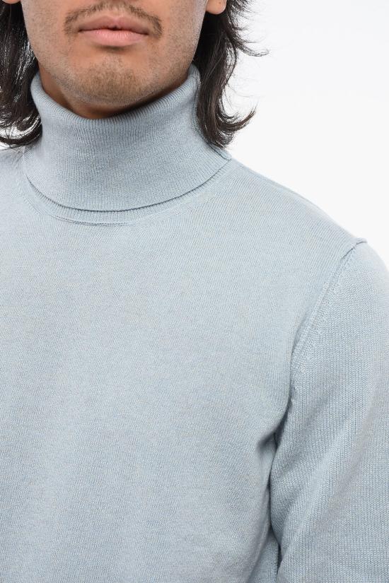  마르지엘라 터틀넥 SI1HA0010 S17783 488 Light blue - MAISON MARGIELA