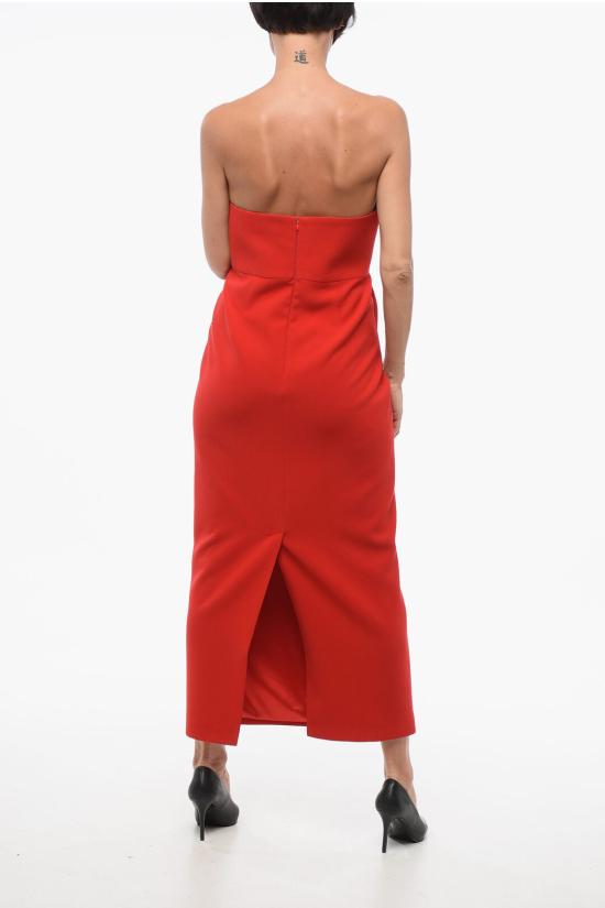  뉴어라이벌 롱 원피스 291B CREPE RED - NEW ARRIVALS