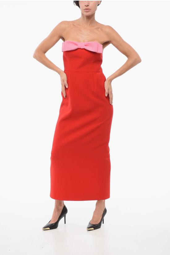  뉴어라이벌 롱 원피스 291B CREPE RED