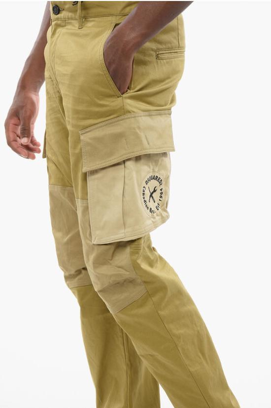  디스퀘어드2 카고 팬츠 S74KB0793 S39021 808 TASCHE BEIGE Green - DSQUARED2