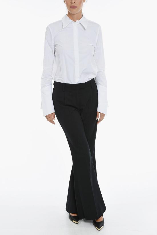  프라다 스트레이트 팬츠 P245G108N F0002 Black - PRADA