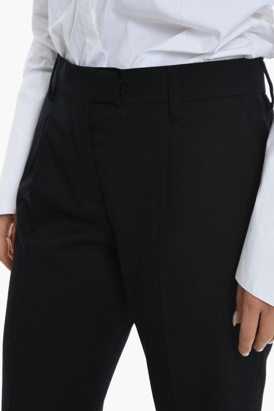  프라다 스트레이트 팬츠 P245G108N F0002 Black - PRADA