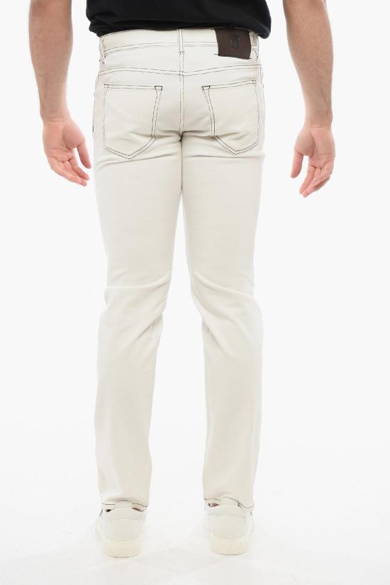  꼬르넬리아니 데님 팬츠 854JK2 0120160 028 White - CORNELIANI