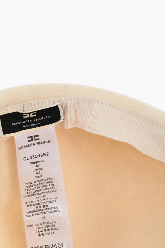  엘리자베타프랜치 버킷햇 CL03C16 193 White - ELISABETTA FRANCHI