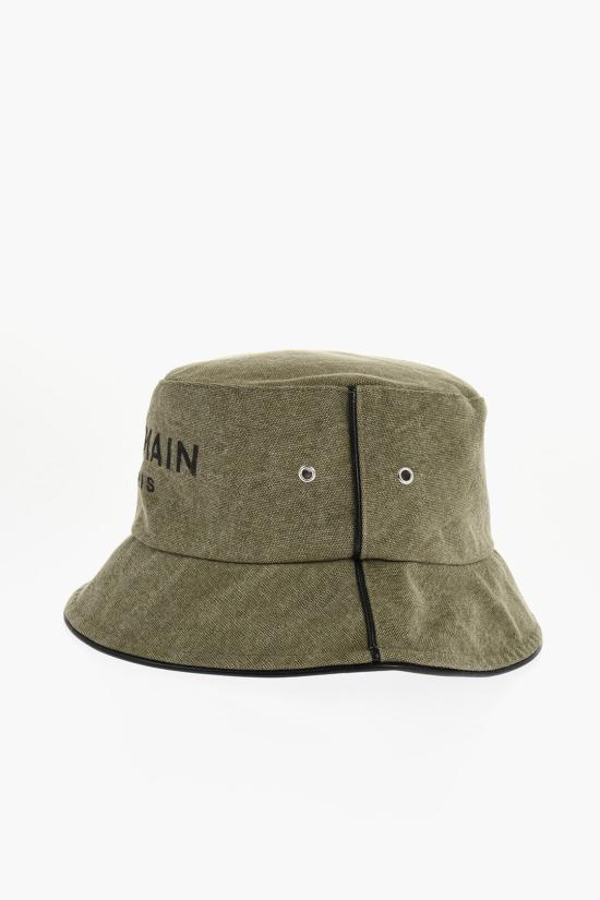  발망 버킷햇 XH1XB001BB36UBK Green - BALMAIN