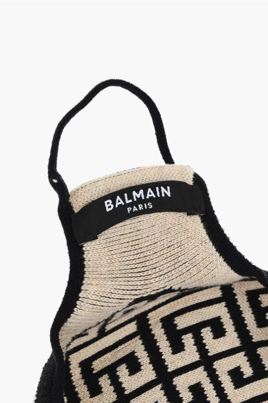  발망 여행용 액세서리 VF0XD000K265EDK Beige Nero - BALMAIN