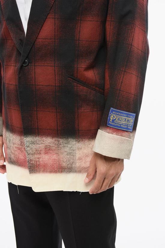  마르지엘라 수트 자켓 S50BN0515 M35005 001S Nero Rosso - MAISON MARGIELA