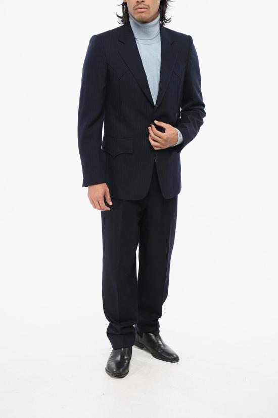  마르지엘라 수트 자켓 S50BN0520 S78445 511F Blue - MAISON MARGIELA