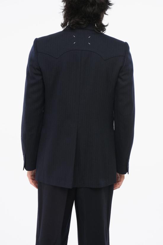  마르지엘라 수트 자켓 S50BN0520 S78445 511F Blue - MAISON MARGIELA