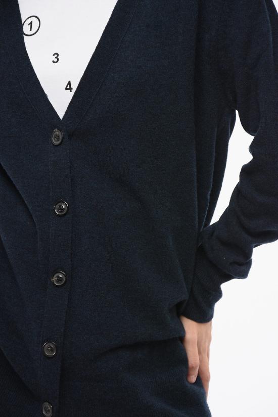  마르지엘라 가디건 S51HA1205 S18142 505 Blue - MAISON MARGIELA