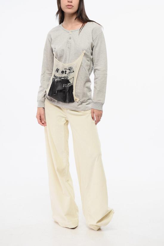  마르지엘라 긴팔 티셔츠 S51GU0131 S25585 856M Gray - MAISON MARGIELA