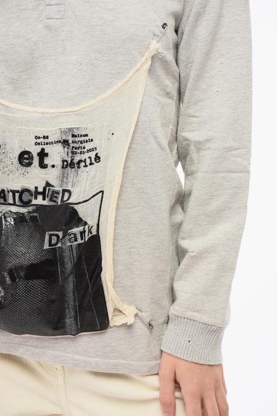  마르지엘라 긴팔 티셔츠 S51GU0131 S25585 856M Gray - MAISON MARGIELA