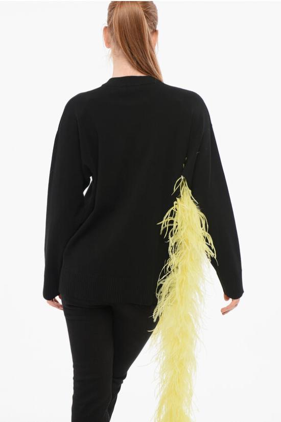  디 아티코 스웨터 231WCK70KV001F 166 Black - THE ATTICO