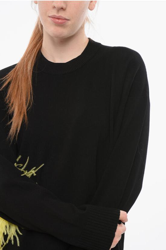  디 아티코 스웨터 231WCK70KV001F 166 Black - THE ATTICO