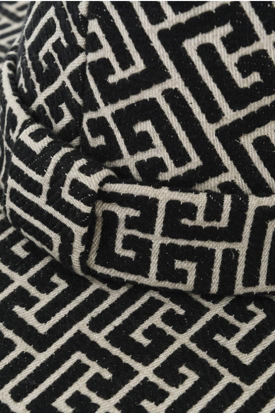  발망 버킷햇 AF1XB025CB82GFE Beige Nero - BALMAIN