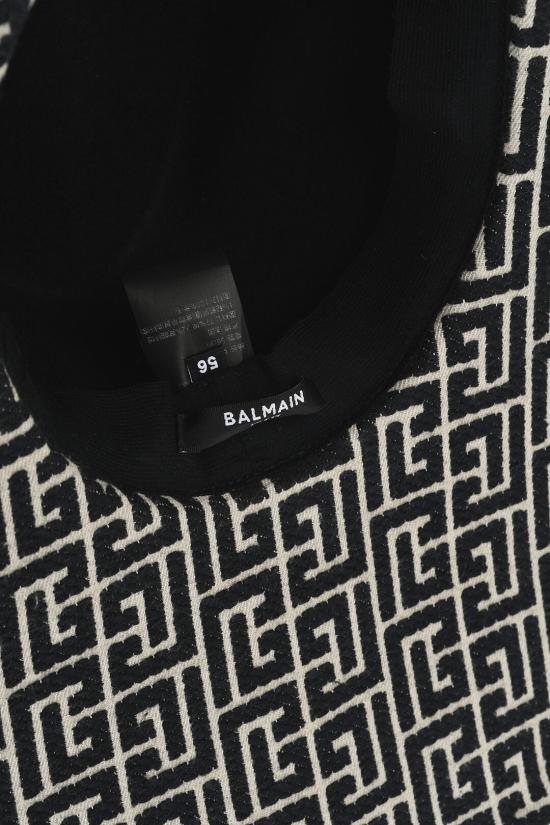  발망 버킷햇 AF1XB025CB82GFE Beige Nero - BALMAIN