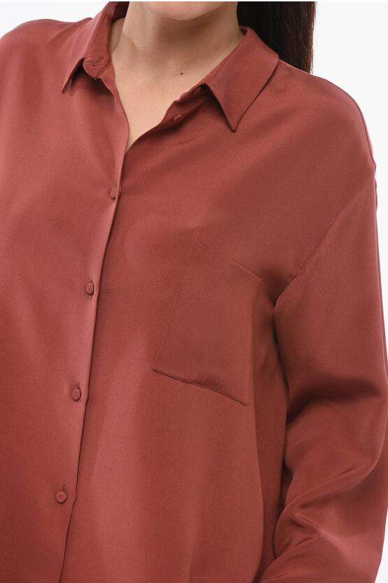  슈퍼 블론드 셔츠 SHIRTTRSILKTEX28 Red - SUPER BLOND