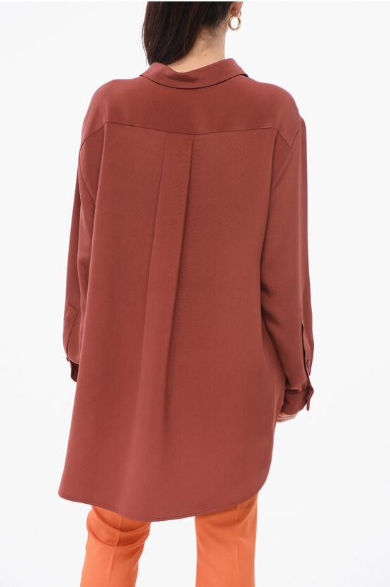  슈퍼 블론드 셔츠 SHIRTTRSILKTEX28 Red - SUPER BLOND